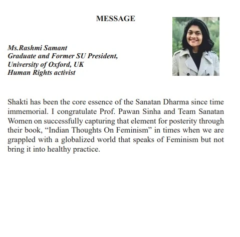 Indian Thoughts on Feminism
