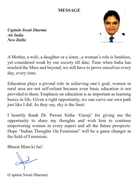 Indian Thoughts on Feminism